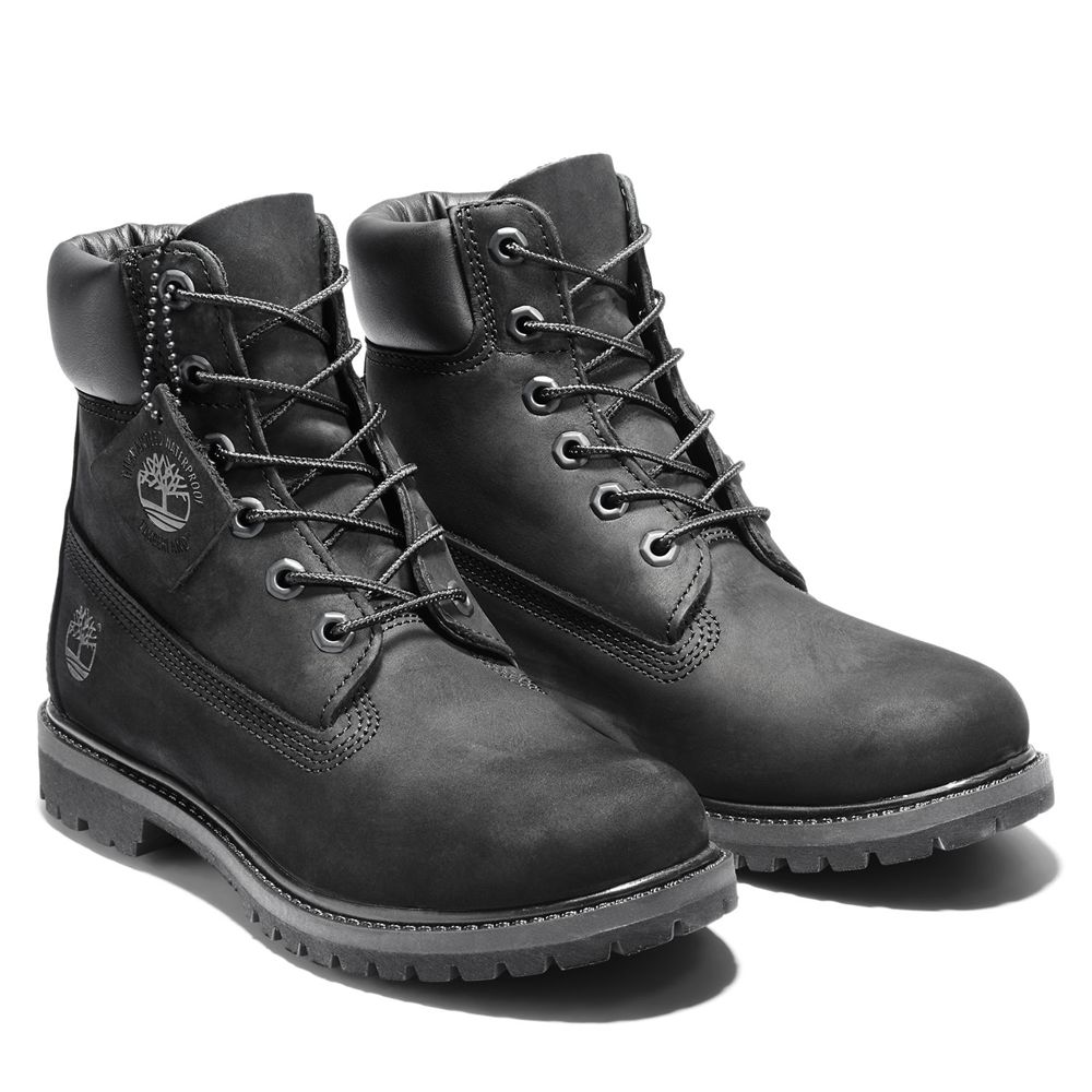 Timberland 6-Inch Μποτακια Γυναικεια Μαυρα - Premium Waterproof - Greece 2578094-MD